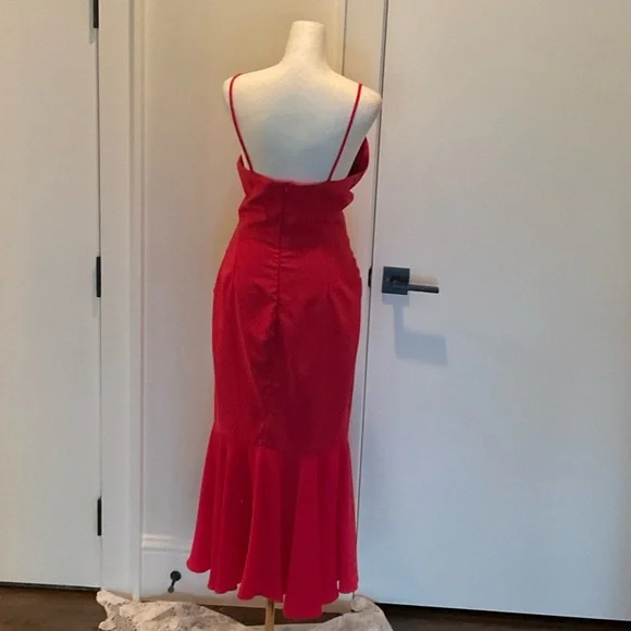 PatBO Striking Red Midi Dress - Picture 3 of 5